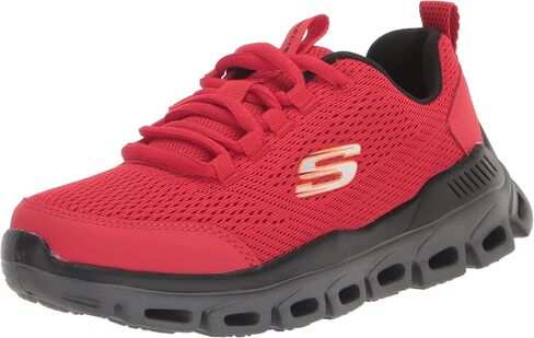 Skechers Kids Boy's Bounder-Zatic Sneaker, Navy/Orange, 11 Little Kid in Saudi Arabia