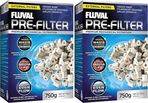 Fluval Pre-Filter Media, Mechanical Filter Media for Aquariums, Ceramic Rings, 26.45 oz., A1470 in Saudi Arabia