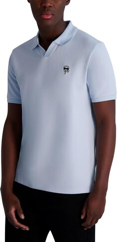 KARL LAGERFELD Men's Basic Short Sleeve Karl Graphic Polo in Kuwait