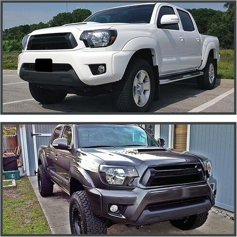 SPEC-D TUNING Smoke Lens Tinted Headlights Compatible with 2012-2015 Toyota Tacoma L+R Pair Head Light Lamp Assembly in Saudi Arabia
