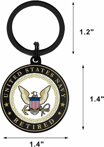 Viayen Navy Retirement Gifts for Men Women, Thoughtful Military Retirement Gifts for Men Navy Keychain in Saudi Arabia
