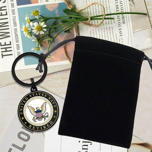 Viayen Navy Retirement Gifts for Men Women, Thoughtful Military Retirement Gifts for Men Navy Keychain in Saudi Arabia