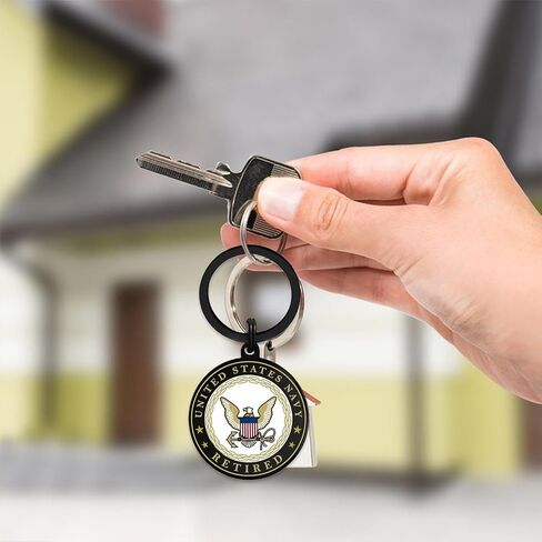 Viayen Navy Retirement Gifts for Men Women, Thoughtful Military Retirement Gifts for Men Navy Keychain in Saudi Arabia