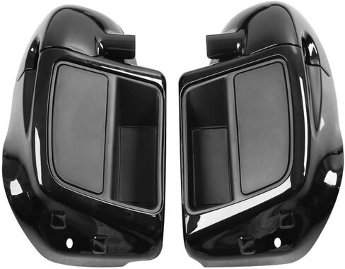 Black Lower Vented Leg Fairing for CVO for CVO for CVO Tri Glide for Electra Glide for Electra Glide Low for Freewheeler for for Road King -(ABS Plastic) in Saudi Arabia
