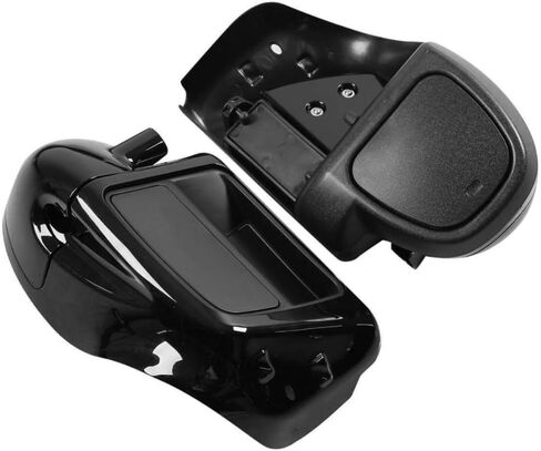 Black Lower Vented Leg Fairing for CVO for CVO for CVO Tri Glide for Electra Glide for Electra Glide Low for Freewheeler for for Road King -(ABS Plastic) in Saudi Arabia