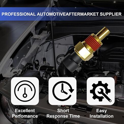 مستشعر درجة الحرارة 213-928، مستشعر درجة حرارة سائل التبريد، مستشعر درجة حرارة سائل تبريد المحرك، استبدال مستشعر المحرك رقم الجزء 213-928،15326386، 213928، متوافق مع Chevy 1500 2500 3500 in Saudi Arabia