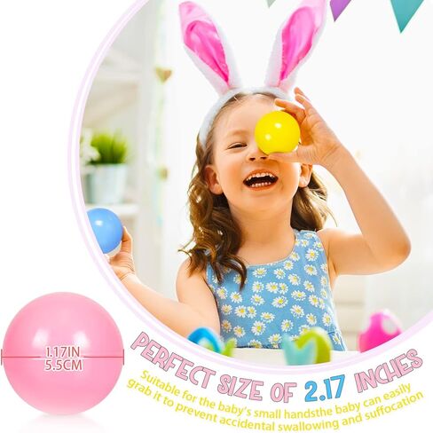 100 Pack Balls for Ball Tent, BPA Free Colorful Plastic Balls Baby Play Balls for Ball Pit, Bounce House, Baby Pool & Playhouse in Kuwait