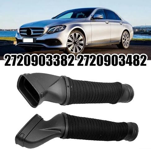 2pcs Air Intake Duct Pipe Hose Set for Mercedes W221 S280 300 350 400 2720903382 2720903482 Automotive Replacement Emission Vacuum Tee Connectors in Kuwait
