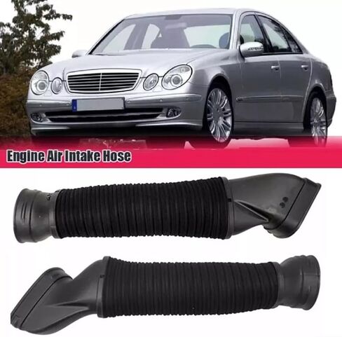 2pcs Air Intake Duct Pipe Hose Set for Mercedes W221 S280 300 350 400 2720903382 2720903482 Automotive Replacement Emission Vacuum Tee Connectors in Kuwait