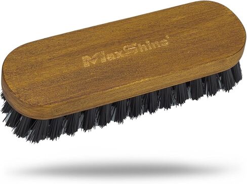 Maxshine Universal Leather & Upholstery Brush – Durable Nylon Bristles for Car Detailing – Ideal for Cleaning Seats, Carpets & Interior Surfaces – Gentle, Effective Detailing Tool in Saudi Arabia