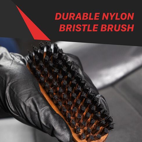 Maxshine Universal Leather & Upholstery Brush – Durable Nylon Bristles for Car Detailing – Ideal for Cleaning Seats, Carpets & Interior Surfaces – Gentle, Effective Detailing Tool in Saudi Arabia