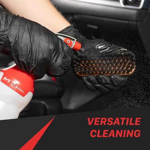 Maxshine Universal Leather & Upholstery Brush – Durable Nylon Bristles for Car Detailing – Ideal for Cleaning Seats, Carpets & Interior Surfaces – Gentle, Effective Detailing Tool in Saudi Arabia
