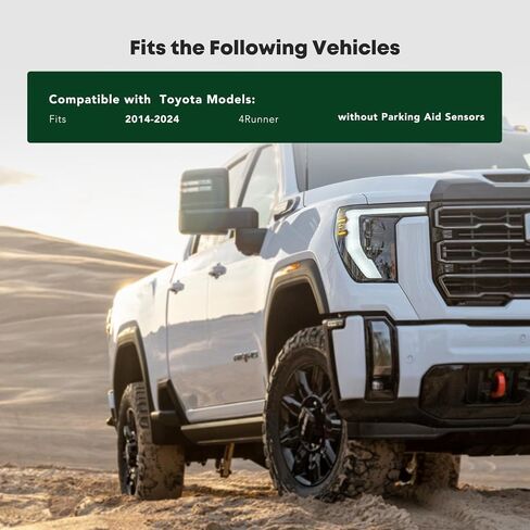 YHTAUTO Headlight Bracket Driver Side Compatible with Toyota 4Runner 2014-2024 without Parking Aid Sensors Headlamp Mounting Brackets Left Side in Saudi Arabia