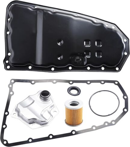 Transmission Oil Pan with Drain Plug,Transmission Filter Oil Pan Gasket Kit for Nissan Juke/Rogue/Rogue Select,l4 1.6L 2.5L 2008-2015,OE 265-846,265846,313901XF01,31728-1XF03,31726-1XF00 in Saudi Arabia