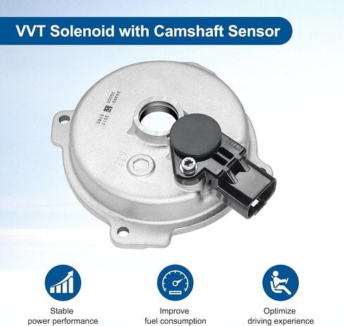 VVT Engine Variable V-alve Timing VVT Solenoid with Camshaft Sensor Fit for 2016-2021 Hyundai Tucson/Sportage/Santa Fe for Kia Sorento/Optima 2.0L 2.4L Replace # 243602GGD0 in Saudi Arabia
