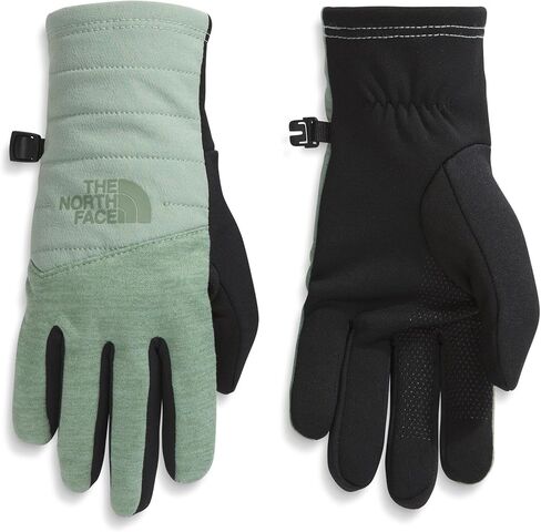 THE NORTH FACE Women's Etip Indi Glove | Touchscreen Compatible, Water Repellent, Moisture Wicking, Soft Tricot Lining, Slate Moss Dark Heather, Large in Saudi Arabia