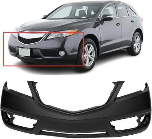 FitParts Compatible With Front Bumper Cover 2013 2014 2015 Acura RDX Sport 13 14 15. New, Primed and Ready for Paint. With Fog Light Holes. W/o Parking Aid Sensor Holes. 04711TX4A90ZZ in Saudi Arabia