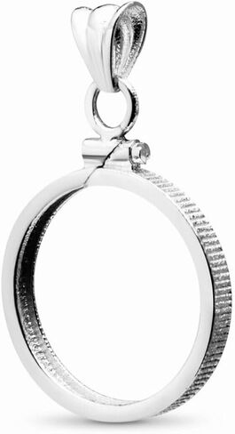 Generic Sterling silver coin bezel for $5.00 Indian head Gold Coin, US Nickle, Jefferson Nickel Liberty, Buffalo Nickels in Saudi Arabia