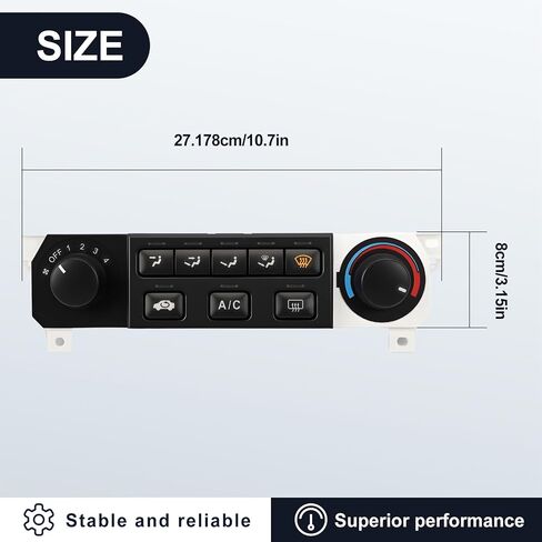 79600-S84-A01ZA A/C Heater Climate Control Switch Module Panel Fit for Accord 1998-2000 Odyssey 1998-2004, A/C Climate Temp Unit Replace for 79600S84A01ZA 599-268 in Saudi Arabia