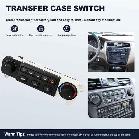 79600-S84-A01ZA A/C Heater Climate Control Switch Module Panel Fit for Accord 1998-2000 Odyssey 1998-2004, A/C Climate Temp Unit Replace for 79600S84A01ZA 599-268 in Saudi Arabia