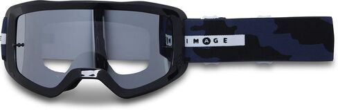Fox Racing Main Motocross Goggle, Stray Black/Gold - Spark Mirror Lens in Saudi Arabia