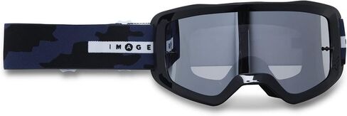 Fox Racing Main Motocross Goggle, Stray Black/Gold - Spark Mirror Lens in Saudi Arabia