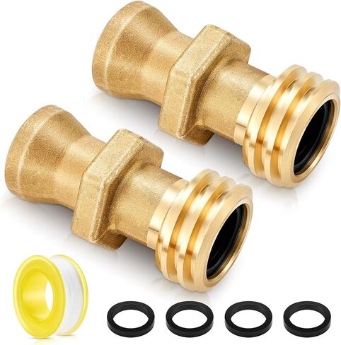 Blulu 2 Set Male Forklift Propane Tank Adapter Thread Valve Forklift Propane Tank Connector Connection Fitting Adapter Replacement with 4 Pcs Rubber O Rings for 7141m in Saudi Arabia