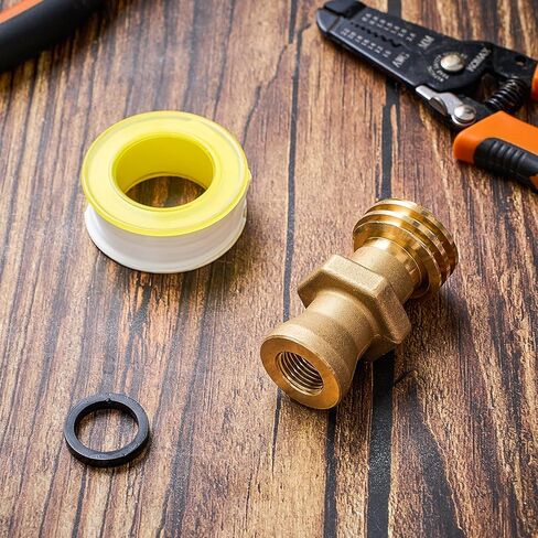 Blulu 2 Set Male Forklift Propane Tank Adapter Thread Valve Forklift Propane Tank Connector Connection Fitting Adapter Replacement with 4 Pcs Rubber O Rings for 7141m in Saudi Arabia
