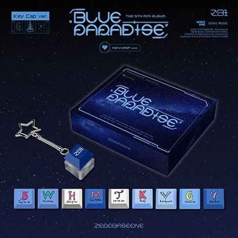 ZEROBASEONE - الألبوم المصغر الخامس [BLUE PARADISE] (إصدار غطاء المفتاح) 1ea in Saudi Arabia