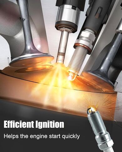 Iridium Spark Plugs Fit for Ford C-MAX Fusion Escape Mazda Replace SP530X SP-530 AYFS32YR, 4 Pcs in Saudi Arabia