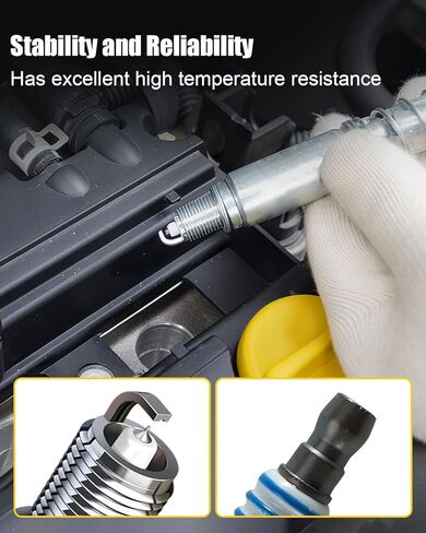 Iridium Spark Plugs Fit for Ford C-MAX Fusion Escape Mazda Replace SP530X SP-530 AYFS32YR, 4 Pcs in Saudi Arabia