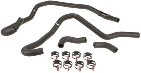 Front Heater Hose Kit - Outlet and Inlet - Compatible with 2001-2006 Mitsubishi Montero, Black in Saudi Arabia