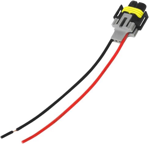 H8/ H9/ H11 Fog Light Harness Connector, Waterproof Pigtail Adapter Plug Car Fog Light Wiring Harness Kit Replacement for Headlight High Low Beam Bulb (2PCS) in Saudi Arabia