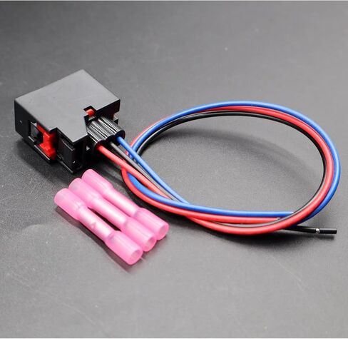 3 Pin Stop Brake Rear Light Connector Compatible with Dodge Ram 1500 2011-2018 3.0L/3.6L/3.7L/4.7L/5.7L Pigtail Wire Harness 55277414AC, 55277414AD, 55277414AE, 55277414AF in Saudi Arabia