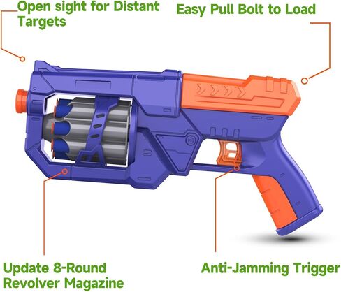 Kids Shooting Target for Nerf Gun Party - Shooting Game Practice Moving Rotating Aim Challenge, Outdoor Indoor Large Windmill Target for Blasters Dart Ball Bullets Accessories Toys for Boys in Saudi Arabia