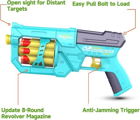 Kids Shooting Target for Nerf Gun Party - Shooting Game Practice Moving Rotating Aim Challenge, Outdoor Indoor Large Windmill Target for Blasters Dart Ball Bullets Accessories Toys for Boys in Saudi Arabia