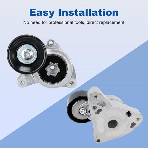 Drive Belt Tensioner Kit with Pulley Compatible with TSX 2004-2008, Honda CR-V 2002-2012, Accord 2003-2007 2.4L 3.0L L4 Replacement for 31170-RAA-A01 90K-38278A 38278 31170PNA003 in Saudi Arabia