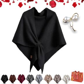 Pashmina Shawl Wraps For Women, Women's Solid Shawl, Elegant Soft Open Front Sweater All Seasons in Saudi Arabia