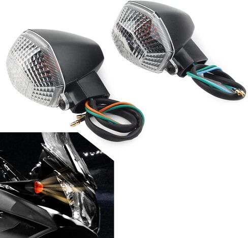 GZYF Motorcycle Front Turn Signal Light Indicator Replacement for Suzuki V-Storm DL650 2004-2011 / DL1000 2006-2012, Amber Lens in Saudi Arabia