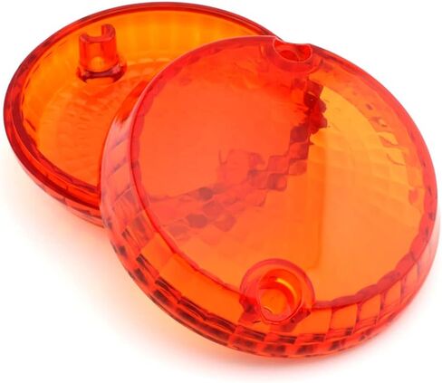 FSFY Turn Signal Light Lens Cover Amber Indicator Covers Replacement Bezels 2 Pcs for Kawasaki Vulcan 1500 Classic Mean Streak 1600 750 800 900 Amber in Saudi Arabia