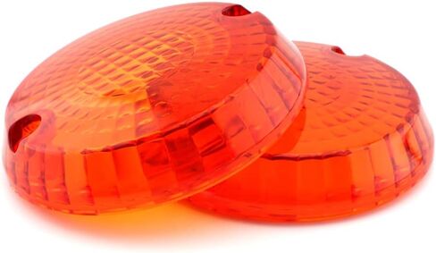 FSFY Turn Signal Light Lens Cover Amber Indicator Covers Replacement Bezels 2 Pcs for Kawasaki Vulcan 1500 Classic Mean Streak 1600 750 800 900 Amber in Saudi Arabia