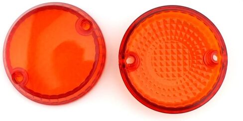 FSFY Turn Signal Light Lens Cover Amber Indicator Covers Replacement Bezels 2 Pcs for Kawasaki Vulcan 1500 Classic Mean Streak 1600 750 800 900 Amber in Saudi Arabia