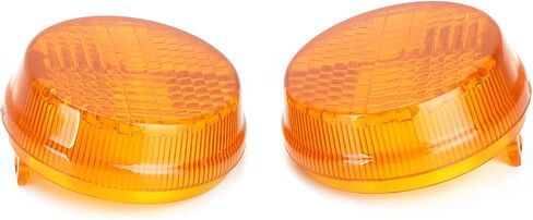 Areyourshop 2 قطعة غطاء عدسات ضوء إشارة الانعطاف fitf لـ Kawasaki Vulcan 2000/1600 Classic، لـ Kawasaki Nomad 1600 2005 in Kuwait