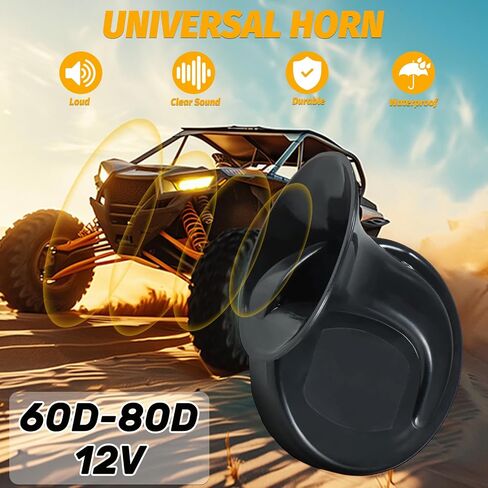 UTV Turn Signal Kit with Column Turn Switch, 12V Horn with Button, Street Legal with Hazard, Amber LED Blinker Kit Compatible with Polaris, Kawasaki, Can-Am, Pioneer, Talon, Arctic Cat, CFMOTO in Saudi Arabia