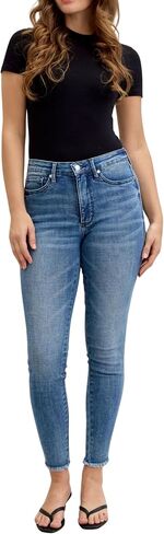 Judy Blue High Waist Tummy Control Shield Back Pockets Skinny in Saudi Arabia