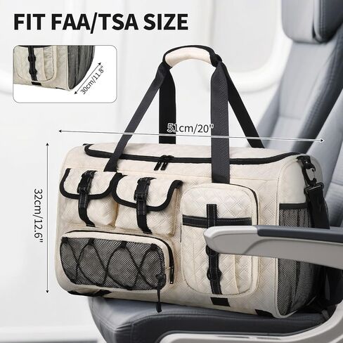 Gym Bag for Men Women, 40L Sport Duffel Bag, Anti-Theft Overnight Backpack W/Shoe Compartment for Fitness Travel, Army Green in Saudi Arabia