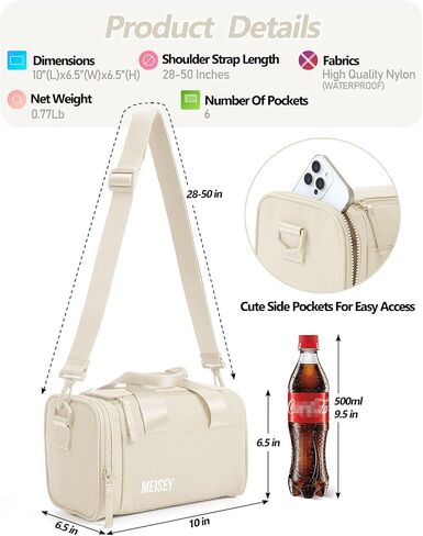Small Gym Bag Bag With Wet Compartment And Coin Purse Duffel Bags Dance Yoga Workout Bag,Mini Gym Bag For Women (Small Gym Bag - Bean Green) in Saudi Arabia