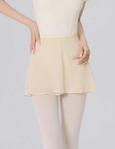 Dance Skirts for Women, Women Ballet Wrap Skirt with Adjustable Ties in Saudi Arabia