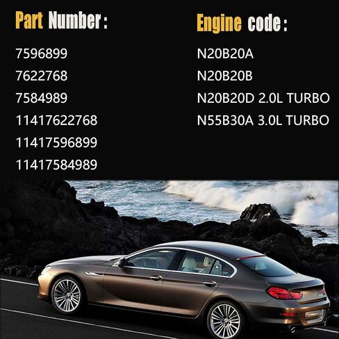 توقيت الصمام المتغير للمحرك (VVT) الملف اللولبي مناسب لسيارات BMW 328i GT xDrive 135is 228i 428i 435i 528i 535i 640i 740Li X1 X3 X4 X5 X6 Z4 E84 F25 F26 F15 F16 E89 11417622768 in Saudi Arabia