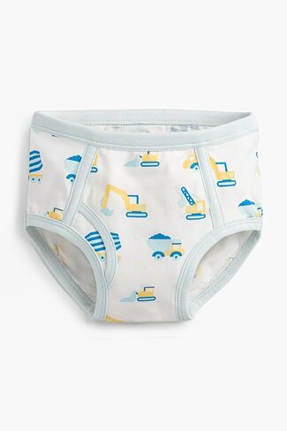 MONICA + ANDY Toddler Organic 5-Pack Boy's Briefs Blue Multi, 2-3T in Saudi Arabia